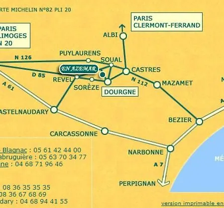 En Azémar Panzió Dourgne